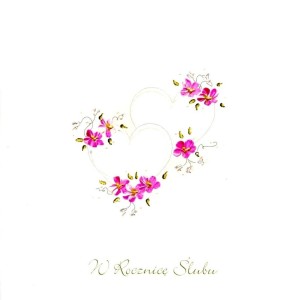 KARNET ROCZNICA KWADRAT R01 - ŚLUB