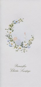 KARNET CHRZEST DL C22 - NIEMOWLĘ CHŁOPIEC