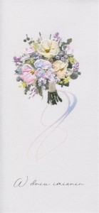 KARNET IMIENINY I 14 - BUKIET