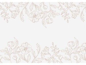 BIEŻNIK FLIZELINOWY KWIATOWY 40X500CM