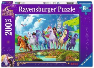 PUZZLE XXL 200 UNICORN ACADEMY, RAVENSBURGER