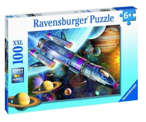 PUZZLE 100 MISJA W KOSMOSIE XXL, RAVENSBURGER