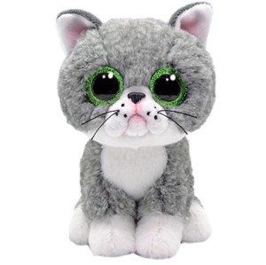 BEANIE BOOS FERGUS - SZARY KOT 15CM, TY