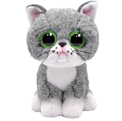Beanie Boos Fergus - szary kot 15cm, TY