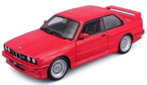 1988 BMW 3 SERIES M3 RED 1:24 BBURAGO, BBURAGO