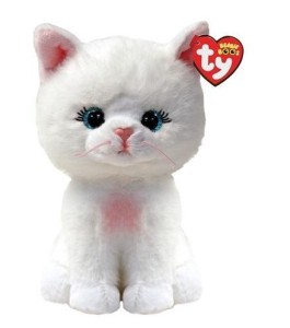 BOOS AMELIA - BIAŁY KOT 15CM, TY