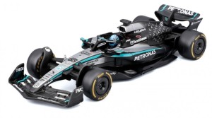 FORMULA WITH HELMET & PLASTIC STAND MERCEDES-AMG