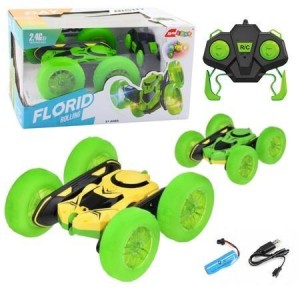 SAMOCHÓD KASKADERSKI RC ZIELONY, LEANTOYS