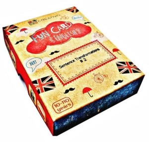 FUN CARD ENGLISH SENTENCE TRANSFORMATIONS #2