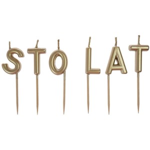 ŚWIECZKI URODZINOWE STO LAT