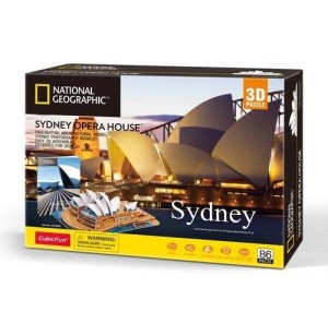 PUZZLE 3D NATIONAL GEOGRAPHIC SYDNEY, CUBIC FUN
