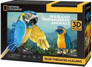 PUZZLE 3D NATIONAL GEOGRAPHIC ARA SZAFIROWA