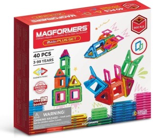 KLOCKI MINI PLUS SET 40EL, MAGFORMERS