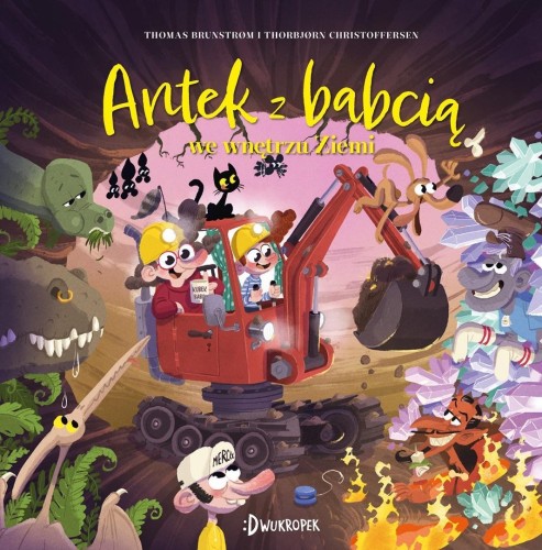 Antek z babcią we wnętrzu Ziemi