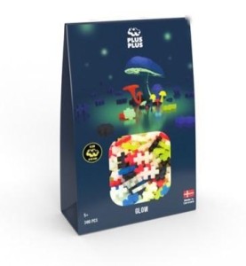 KLOCKI PLUS-PLUS ŚWIECĄCE W CIEMNOŚCI 300EL