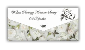 KARTKA-KOPERTA KOMUNIA