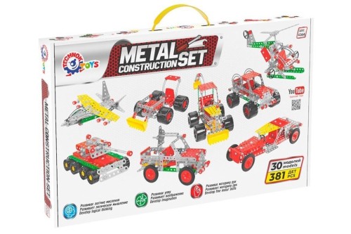 Konstruktor metalowy 381el, Technok