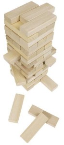 WIEŻA DO WYCIĄGANIA KLOCKÓW NATURALNA, GOKI