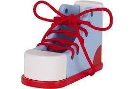 DREWNIANY BUT DO NAUKI SZNUROWANIA, GOKI