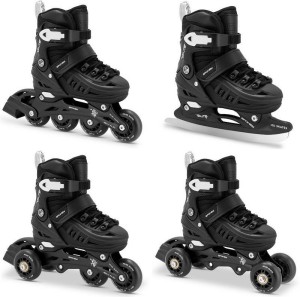 ŁYŻWOROLKI 4W1 R.39-42 BK