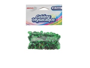 CEKINY BŁYSZCZĄCE B 140 ZIELONY
