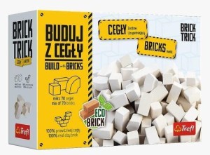 BRICK TRICK - CEGŁY ZAMKOWE BIAŁE 70SZT TREFL