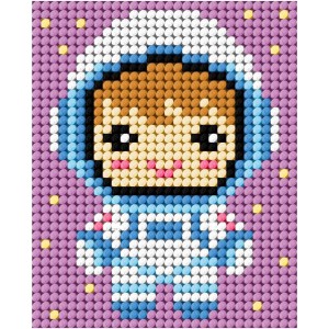 HAFT. MOJE PIERWSZE WYSZYWANIE - KOSMONAUTA