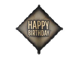 BALON FOLIOWY HAPPY BIRTHDAY 46X46CM