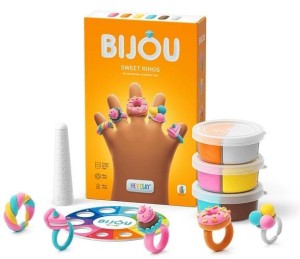 HEY CLAY BIJOU - SWEET RINGS, TM TOYS