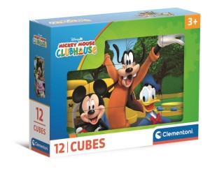 KLOCKI 12EL MICKEY MOUSE CLUBHOUSE, CLEMENTONI