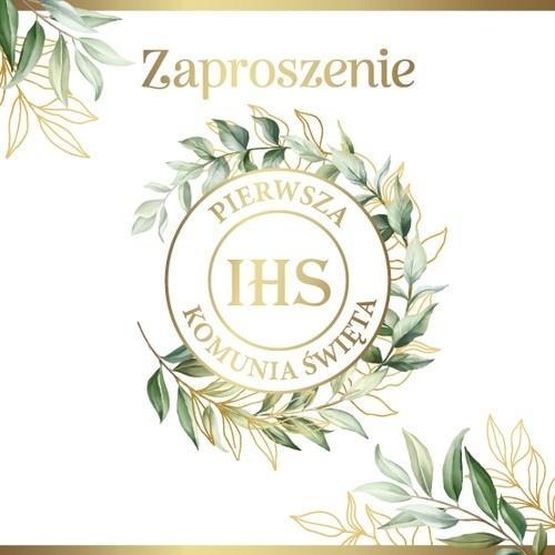Zaproszenie Komunia (10szt)