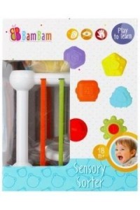 SORTER SENSORYCZNY Z AKCESORIAMI, BAM BAM