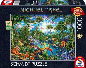 PUZZLE 1000 MICHAEL FISHEL RAJSKA WYSPA, SCHMIDT