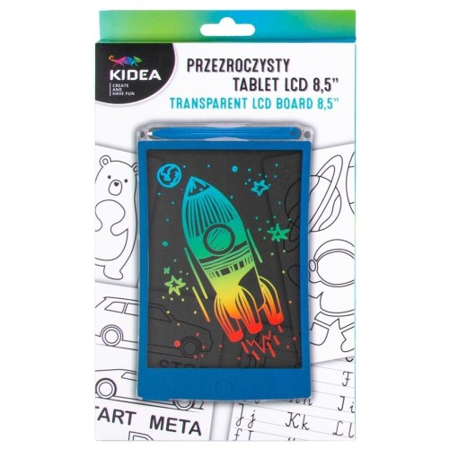 Tablet przezroczysty niebieski KIDEA, DERFORM