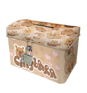 SKARBONKA Z KŁÓDKĄ KUFEREK KAPIBARA, DERFORM