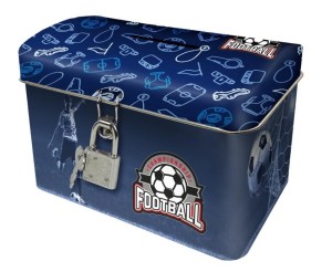 SKARBONKA Z KŁÓDKĄ KUFEREK PIŁKA DERFORM, DERFORM