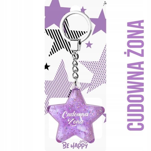 Brelok gwiazdka Cudowna Żona, Be-Happy Gifts