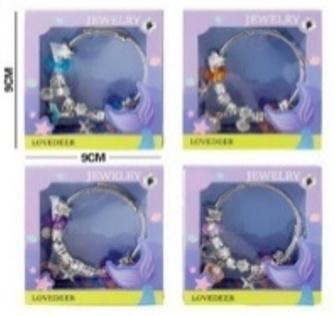 Bransoletka + charmsy 4 rodz 9x9cm, Madej