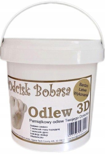 Odcisk Bobasa - Odlew 3D mały, Opera tech