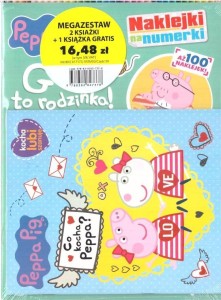 ZESTAW 3 KSIĄŻECZEK: ŚWINKA PEPPA, PRACA ZBIOROWA