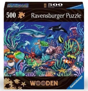 PUZZLE DREWNIANE 500 PODWODNY ŚWIAT, RAVENSBURGER