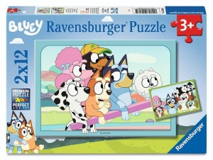 PUZZLE 2X12 FUN WITH BLUEY, RAVENSBURGER
