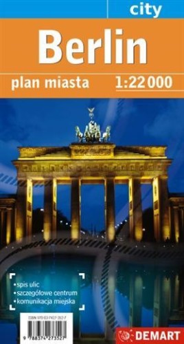 Berlin plan miasta 1:22000, praca zbiorowa