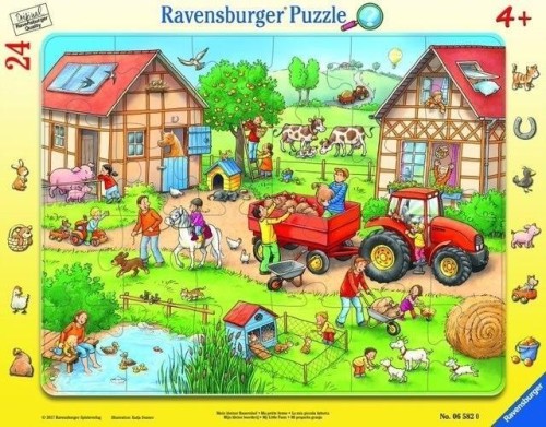 Puzzle w ramce 24 Moja mała farma, Ravensburger