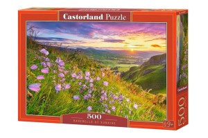PUZZLE 500 HAREBELLS AT SUNRISE CASTOR, CASTORLAND