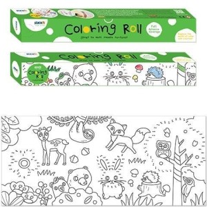 KOLOROWANKA SAMOPRZYLEPNA W ROLCE ZWIERZĘTA