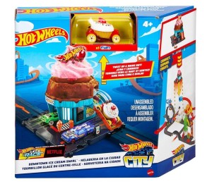 HOT WHEELS CITY RAJDOWA LODZIARNIA HTN77, MATTEL