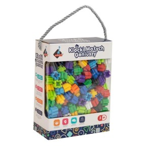 KLOCKI MAŁYCH GENIUSZY - CEGIEŁKI 310 ELEMENTÓW