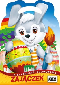 WIELKANOCNA KOLOROWANKA. ZAJĄCZEK