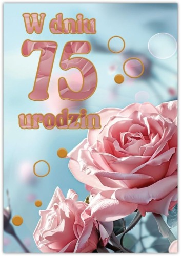 Karnet Silver 75 urodziny